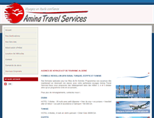 Tablet Screenshot of amina-tours.com